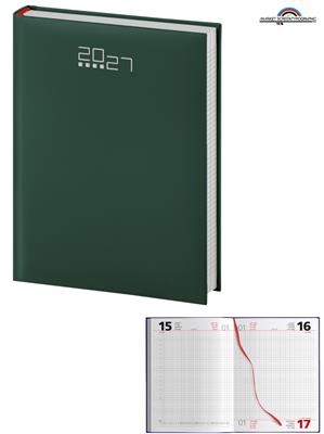 Pb535 Agenda Giornaliera 15X21 Quadrettata Verde