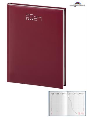 Pb540 Maxi Agenda 17X24 Settimanale Bordeaux