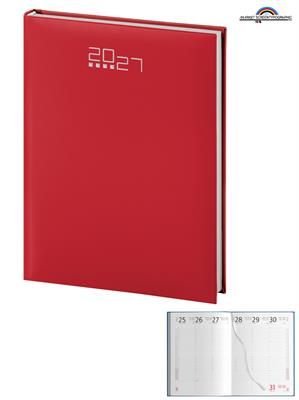 Pb540 Maxi Agenda 17X24 Settimanale Rosso