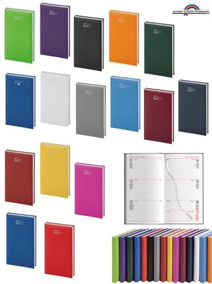 Pb550 Agenda Settimanale In Materiale Gommato 8X15