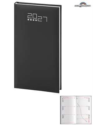 Pb550 Agenda Settimanale Nero 132 Pagine 8X15