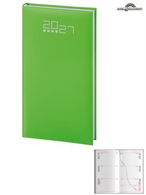 Pb550 Agenda Settimanale Verde Lime 132 Pagine 8X15