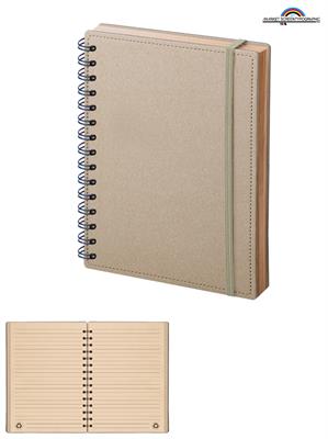 Pb583 Notes Pendant carta riciclata a righe 14,5x21 Ecru