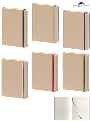 Notes Carta Kraft 14X21 160 Pagine A Righe Con Elastic PB589