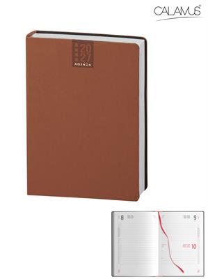 CL330 Agenda CALAMUS Giornaliera 15x21 Cuoio Termovirante