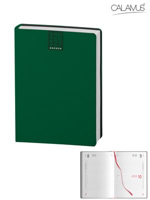 CL330 Agenda giornaliera Calamus 15x21 Verde Scuro 336 pg