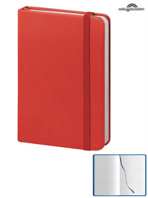 PB621 Notes Tascabile Rosso 160 Pagine a righe 9x14