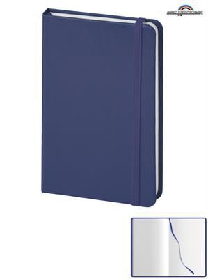 PB614 Notes 160 Pagine Neutre con Elastico 9x14 Blu Scuro
