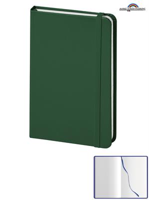 PB614 Notes 160 Pagine Neutre con Elastico 9x14 Verde Scuro
