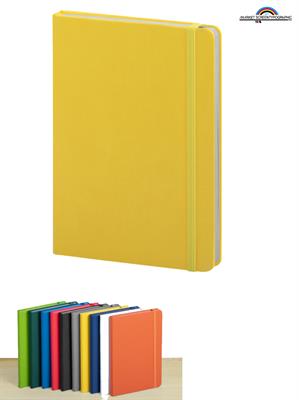 Pb620 Notes In Ecopelle Giallo 14X21Cm con elastico