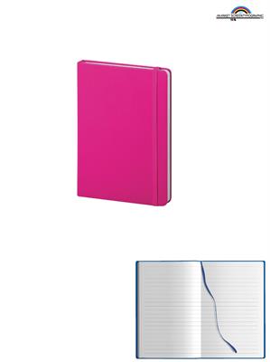 PB622 Notes 200 pagine a righe con elastico Fuxia