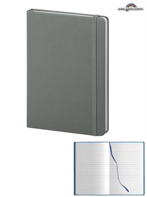 PB622 Notes 200 pagine a righe con elastico Grigio