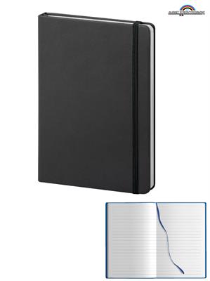 PB622 Notes 200 pagine a righe con elastico Nero
