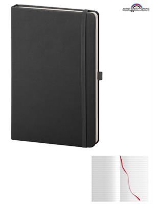 PB605 Notes 200 Pagine a Righe e Portapenna 13x21 Nero