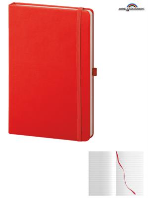 PB605 Notes 200 Pagine a Righe e Portapenna 13x21 Rosso