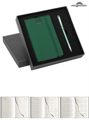 PB707 Parure Agenda CALAMUS Termovirante Penna 9x14 Verde