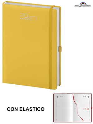 Pb528 Agenda Giornaliera Giallo 14X21 Con Elastico S/D/A