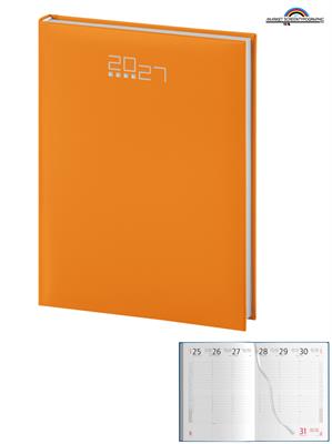 PB538 Agenda Settimanale 132 pag. 15x21Arancione