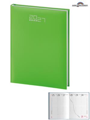 PB538 Agenda Settimanale 132 pag. 15x21 Verde Lime