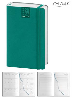CL364 Agenda CALAMUS Giornaliera Termovir9x14 Verde Smeraldo
