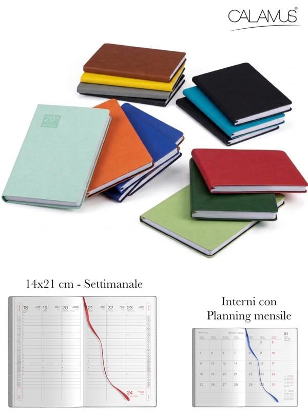 Agenda CALAMUS Settimanale Termovirante 14x21 CL355