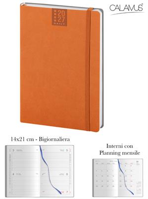 CL356 Agenda CALAMUS Bigiornaliera Termov. 14x21 Arancione