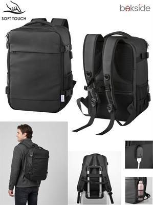 BK537 Zaino Bakside Cabin Size Waterproof 40x25x20cm Nero