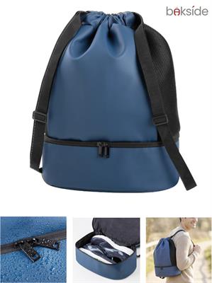 Zaino One A Sacca Waterproof Blu BK533WM con vano scarpe