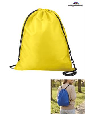 PG481 Zaino Entry In Nylon Doppia Corda Giallo