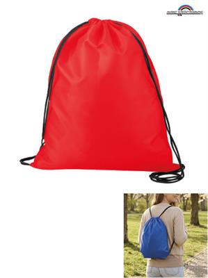 PG481 Zaino Entry In Nylon Doppia Corda Rosso