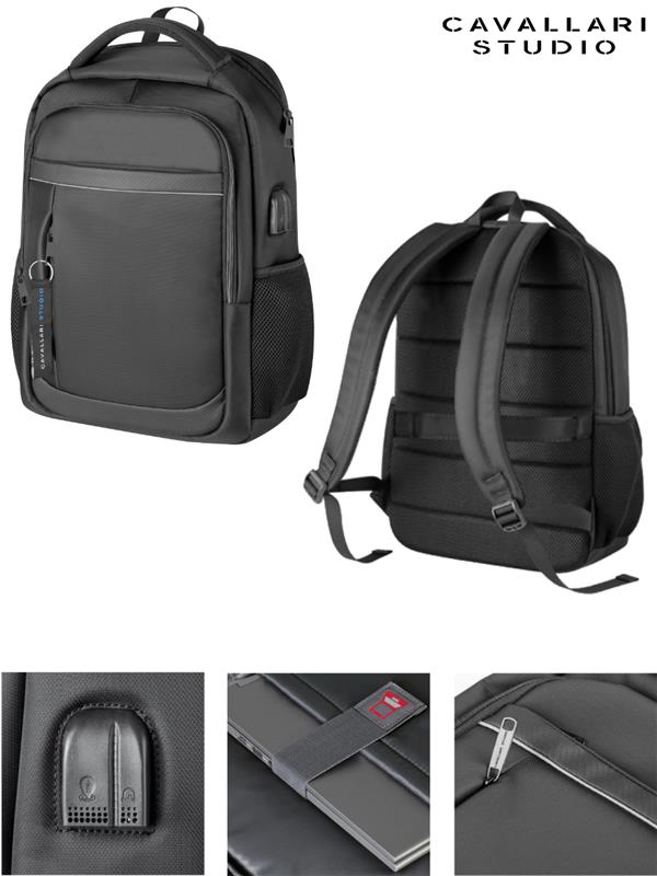 Zaino Posh CAVALLARI 2 tasche anteriori 32X46X15 CA046