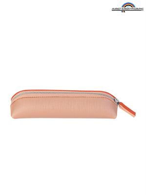 Ca083 Penholder Astuccio Penne In Poliuretano Rosso Azzurro