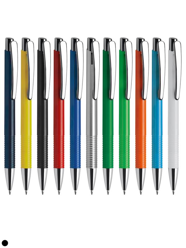 Penna Mipita In Plastica Cromata Refill Jumbo Nero PD348