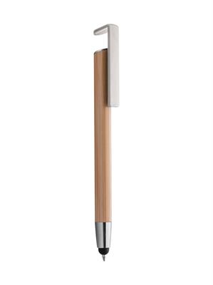 Pd505 Bamboo Stand Bianco con touch e porta smartphone