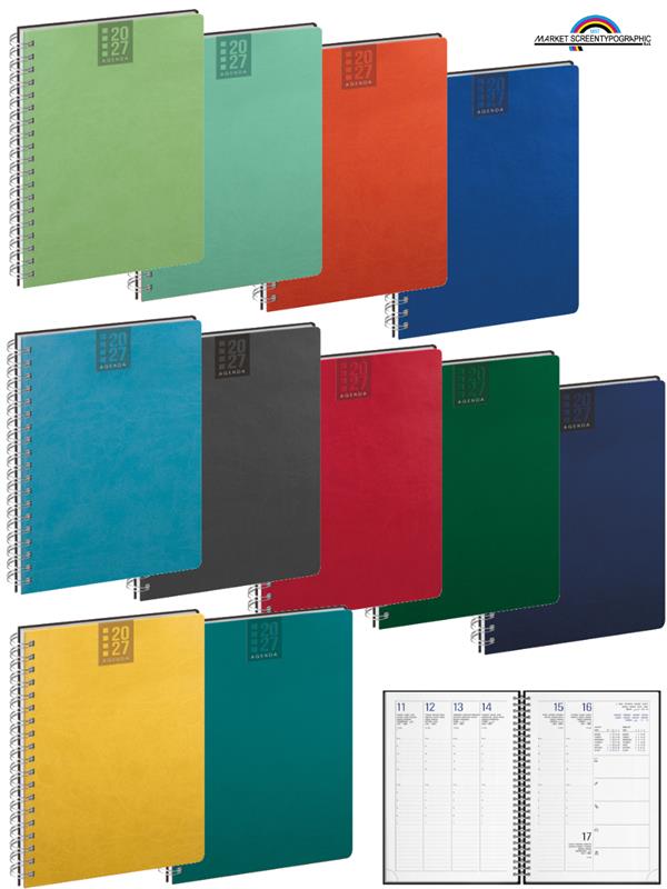 Agenda CALAMUS Settimanale Spiralata 17x24 CL380