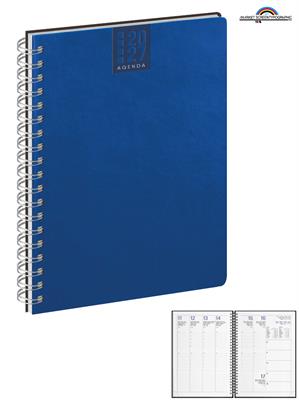 Agenda CALAMUS Settimanale Spiralata 17x24 Blu