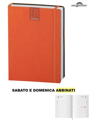 CL325 Agenda CALAMUS Giornaliera 12x17 336 pag. Arancione