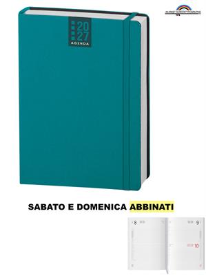 CL325 Agenda CALAMUS Giornaliera 12x17 336 pag. Verde Smeral