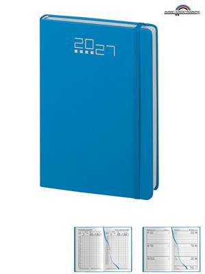 Pb287 Agenda Settimanale Tascabile Cm.9X14 Azzurro