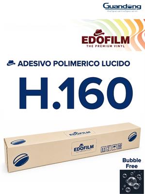 Pvc Adesivo Polimerico Bubble Free Bianco Lucido 80µm H.160